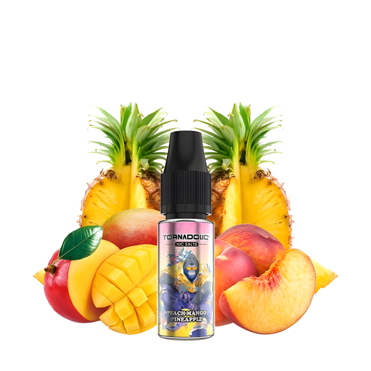 e-liquide pêche mangue ananas Tornadoliq 10ml