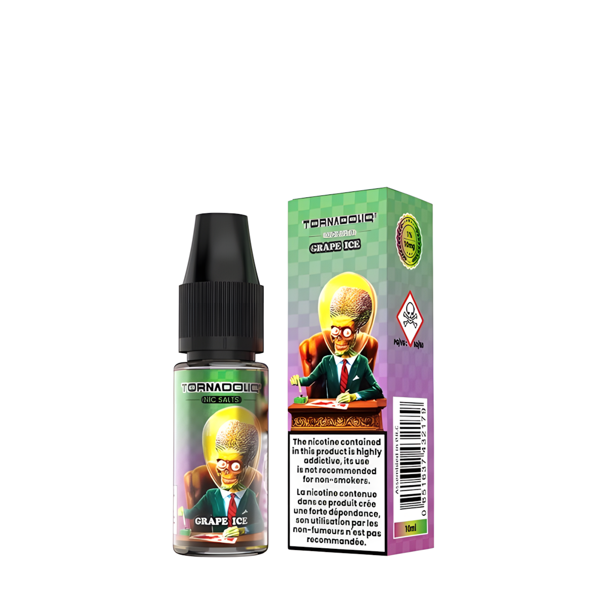 flacon 10ml Raisin Glacé sel de nicotine