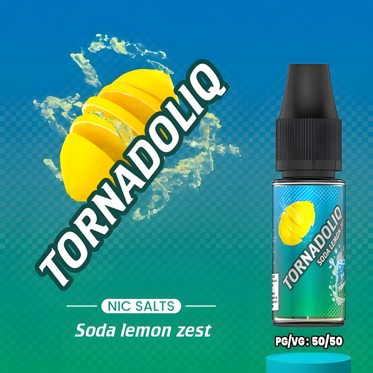 E-Liquide Puff Soda Citron 10ML TornadoLiq Nicotine TornaPuff E-Liquide Puff Soda Citron 10ML TornadoLiq Nicotine TornaPuff