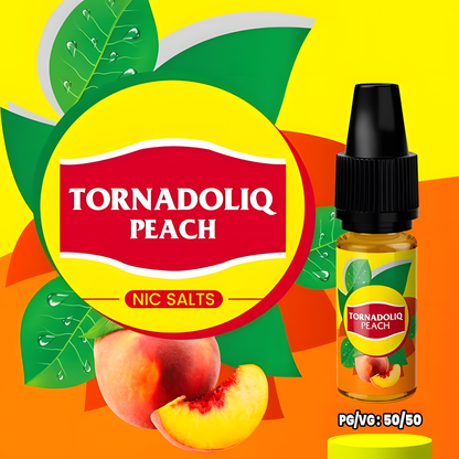e-liquide sel nicotine pêche fraîche