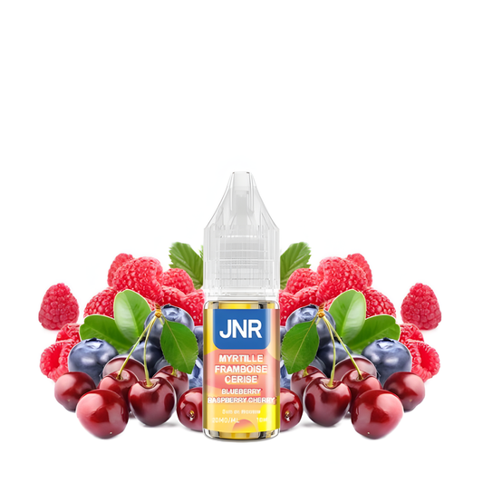 E-liquide JNR Myrtille Framboise Cerise 10ml