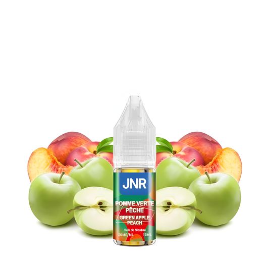 E-liquide JNR Pomme Verte Pêche 10ml