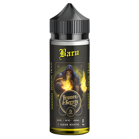 Flacon E-liquide Baru 100 ml Arômes et Secrets – ananas passion frais