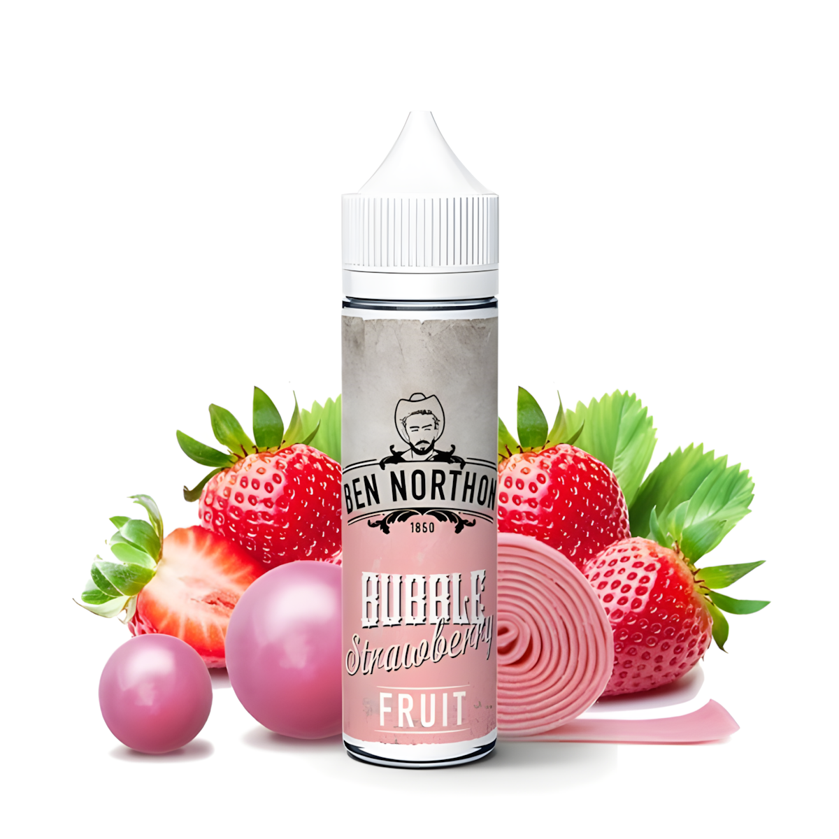 E-liquide frais fraise sucrée Bubble Strawberry 50ml