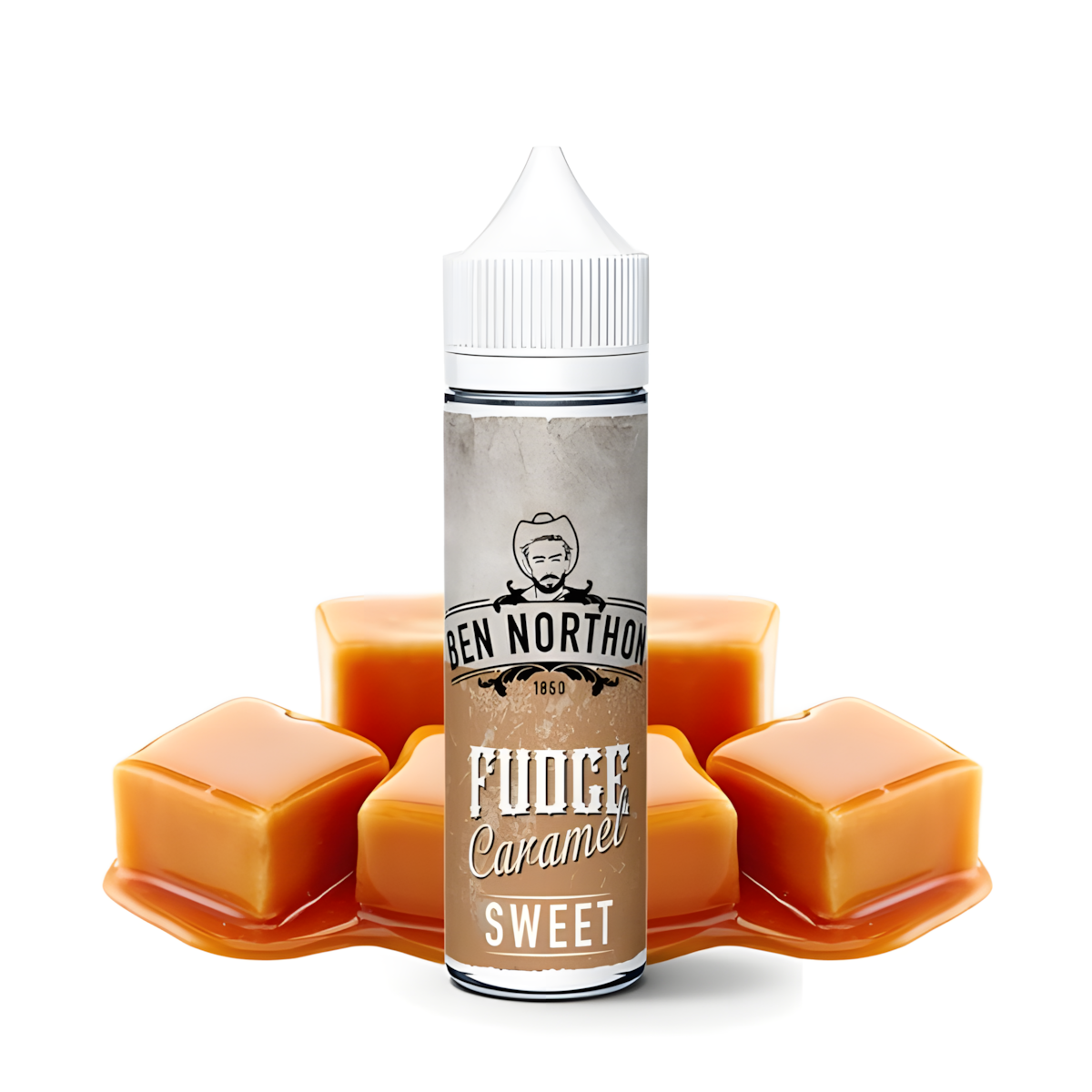 Vape caramel gourmand riche 50ml Ben Northon