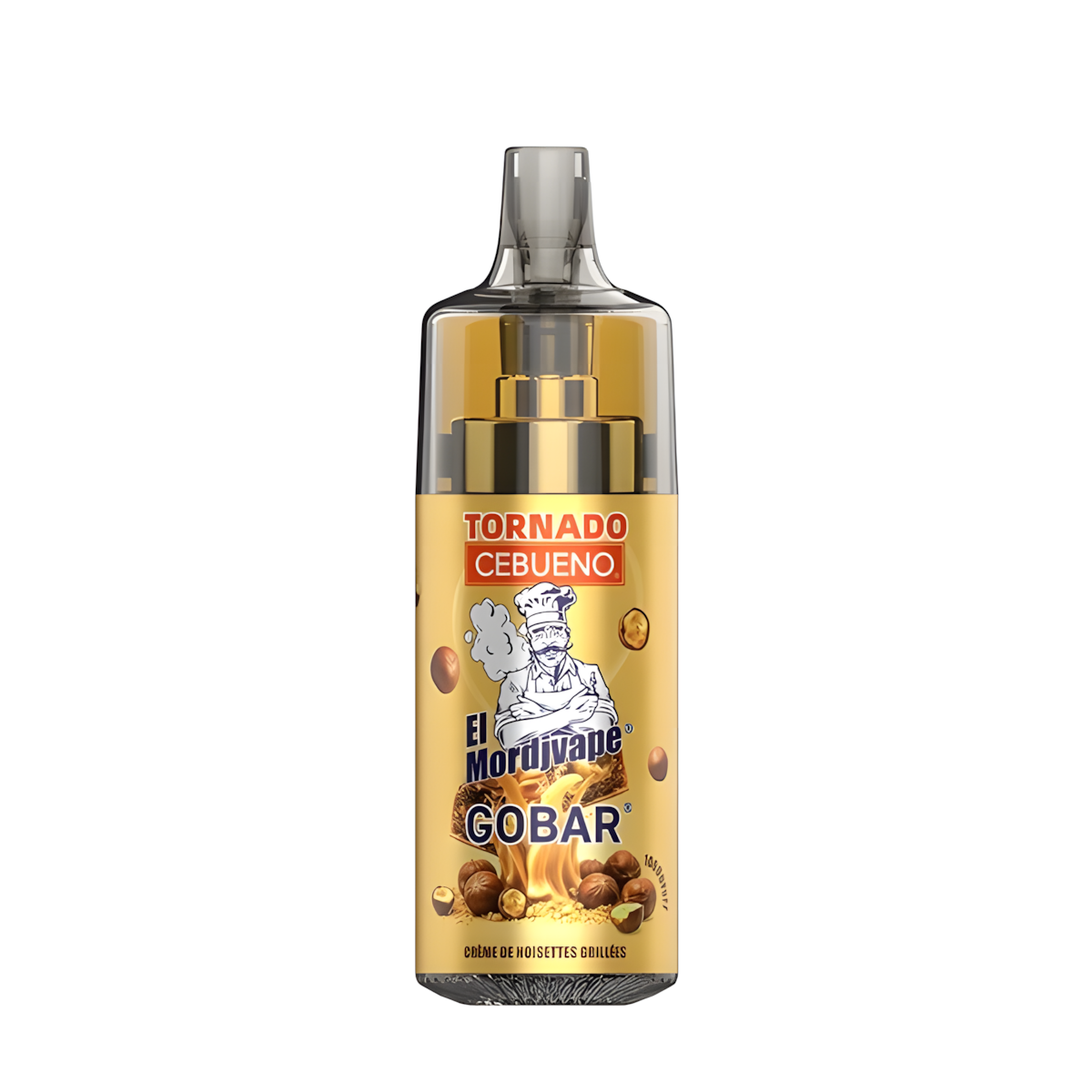 El Mordjvape Cebueno Tornado 10000 Crme Noisette 20mg TornaPuff El Mordjvape Cebueno Tornado 10000 Crme Noisette 20mg TornaPuff