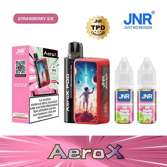 Vapeur fruitée givrée JNR Aero X 32K