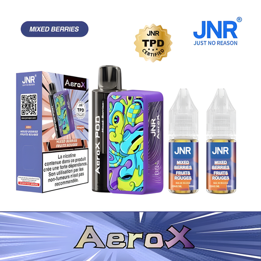 Vape intense aux fruits rouges JNR Aero X