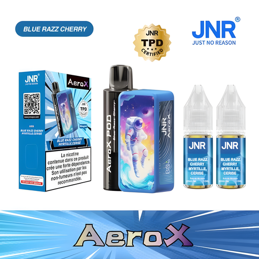 Vape douce myrtille et cerise JNR Aero X