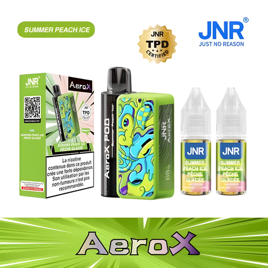 Vapeur fruitée givrée à la pêche