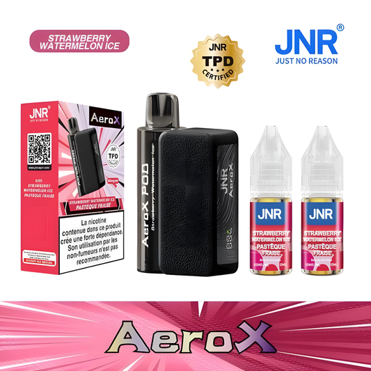 Vape fruitée double saveur pastèque fraise