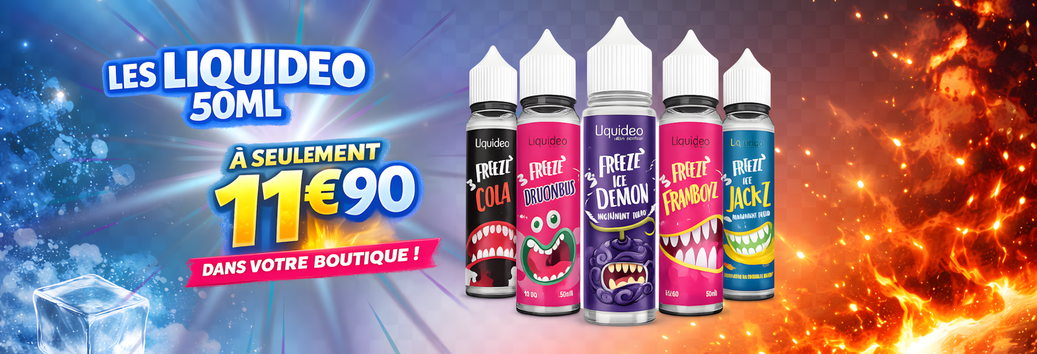 Liquideo 50 ML pas chère belgique france 11.90 euros