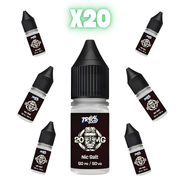 Lot 20 boosters sel de nicotine 20mg 50/50 Tribal Force