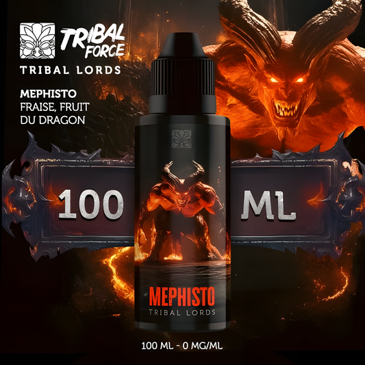 mephisto e-liquide fraise fruit du dragon tribal lords 100ml