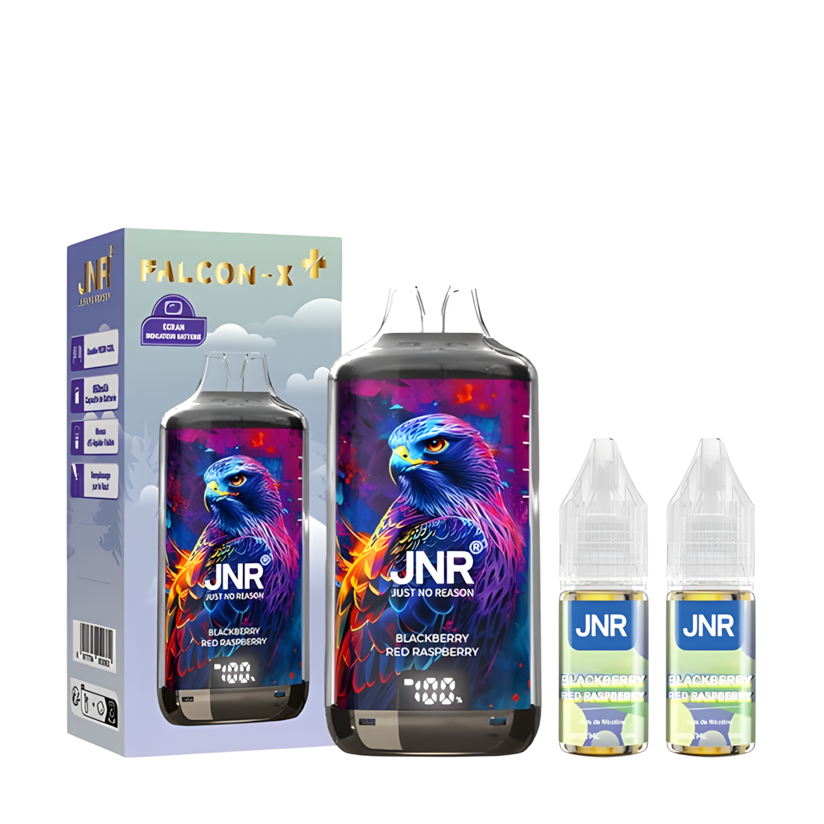 Puff rechargeable saveur mûre et framboise