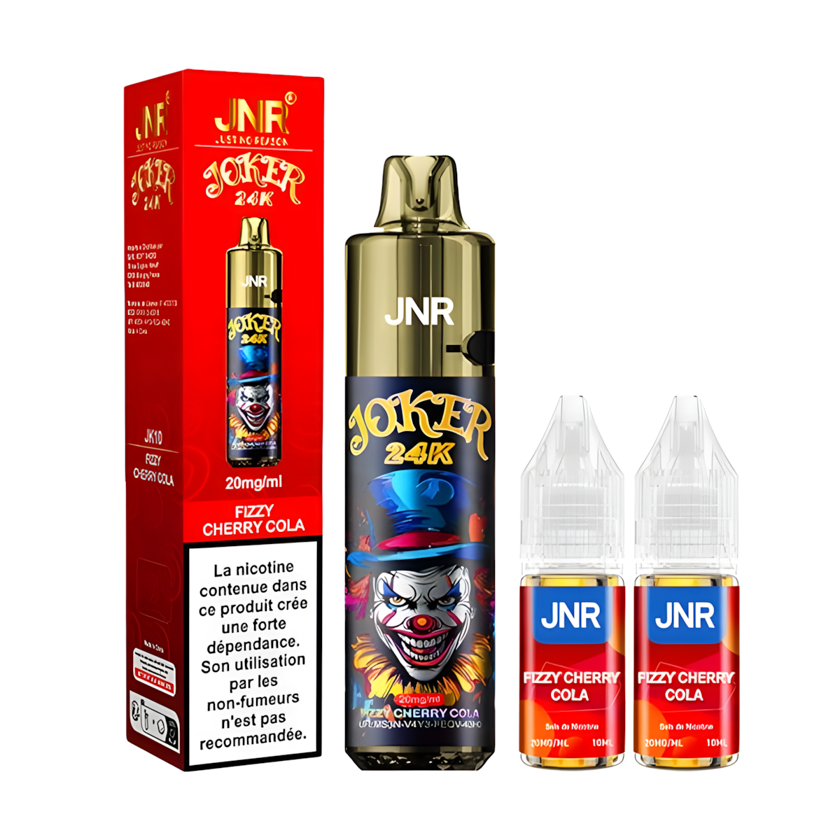 Cigarette Electronique 24000 Bouffées Cola Cerise Pétillant