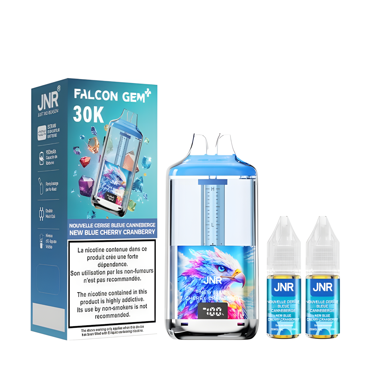 puff jetable 30000 bouffees jnr cerise canneberge