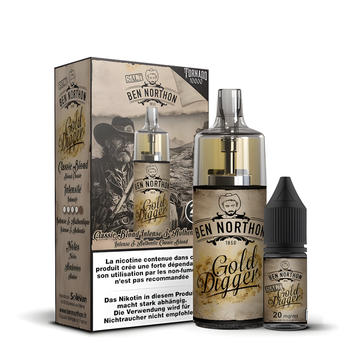 Tabac e-cig ben northon 20MG tornado