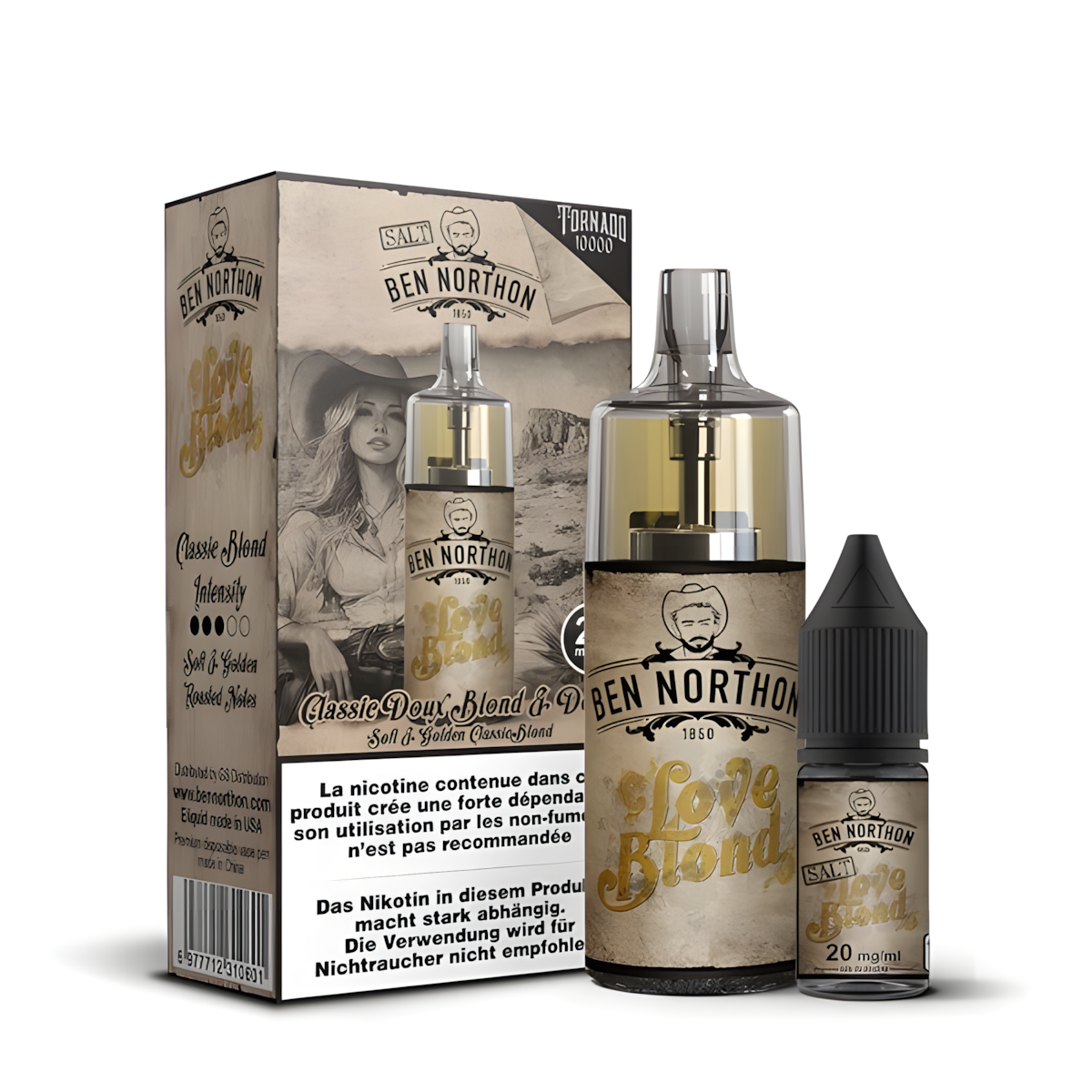 Puff tornado 10000 taffs gout tabac blong ben northon randm