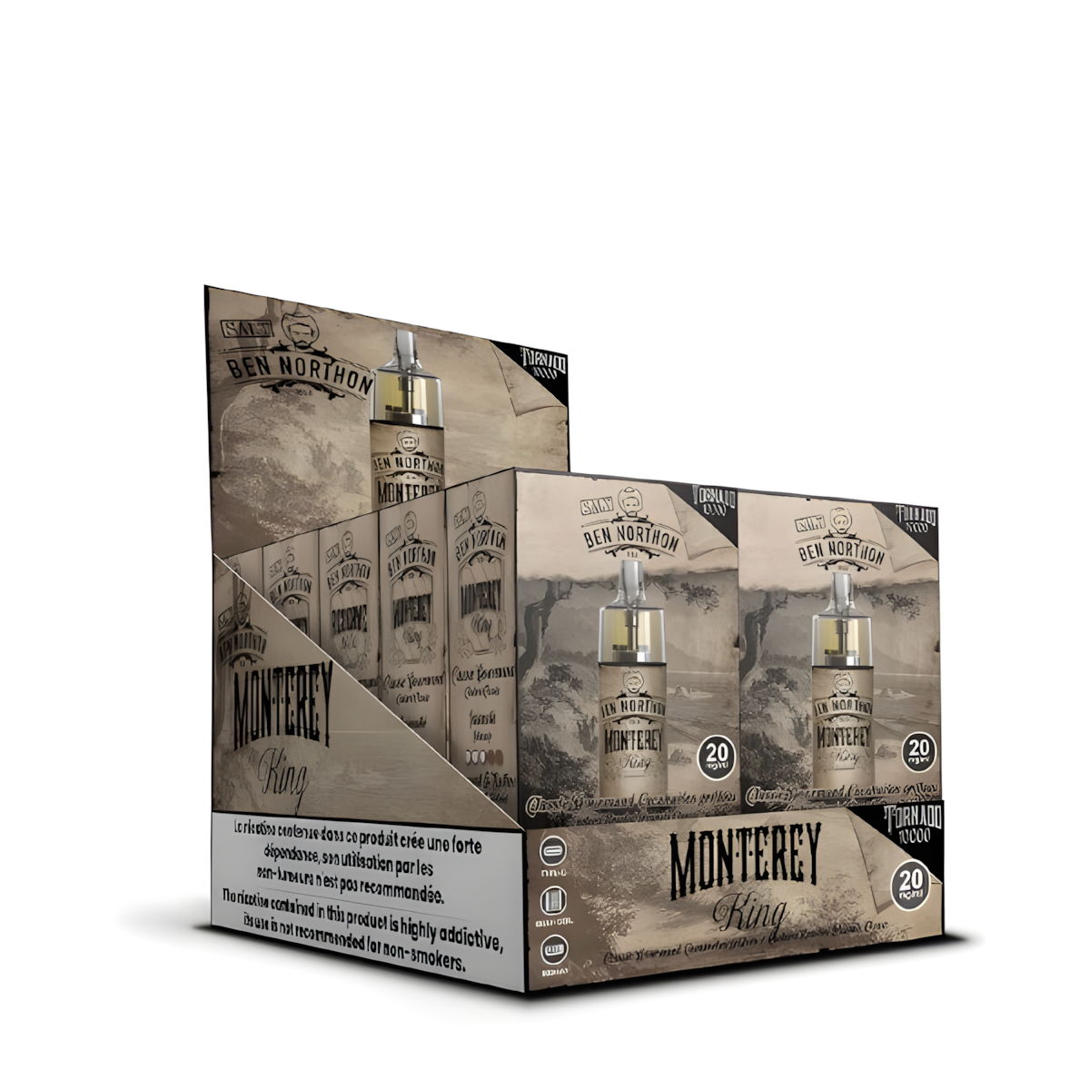 Puff Tornado 10k 10MG Monterey King Ben Northon gobar