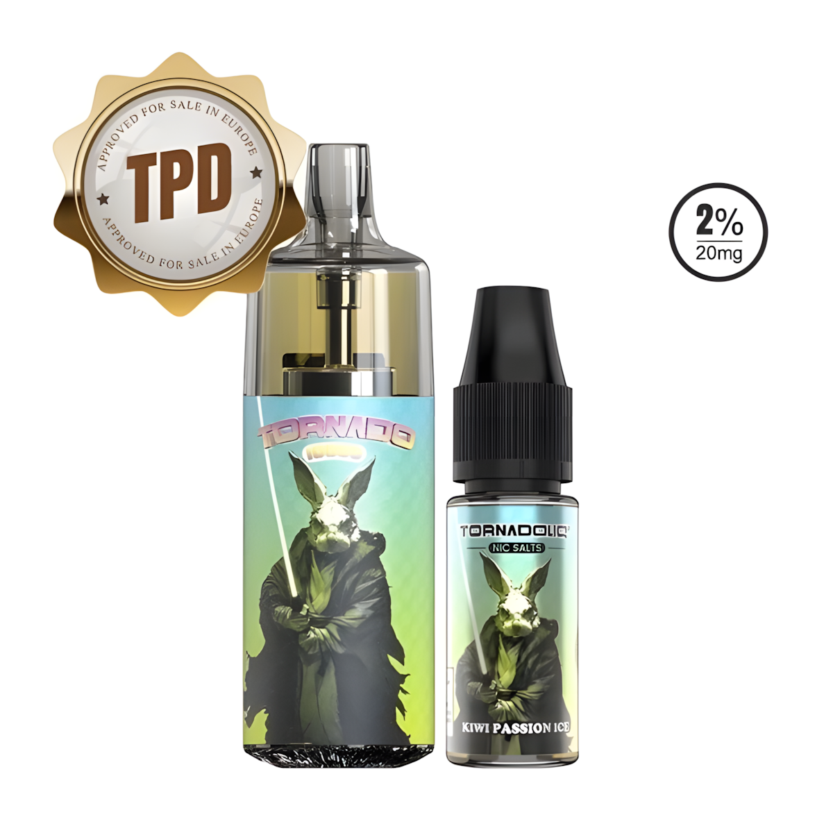 Cigarette Electronique 10000 Puffs Kiwi Passion Ice
