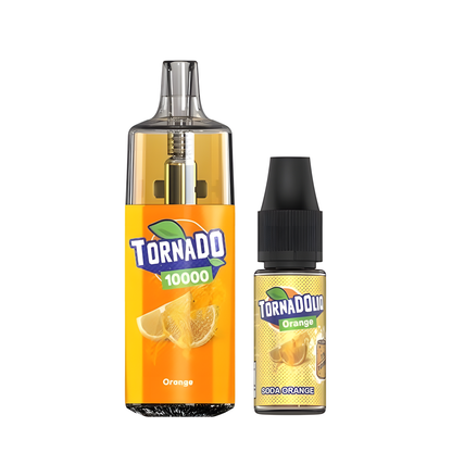 Cigarette Electronique 10000 Puffs Saveur Orange Pétillante