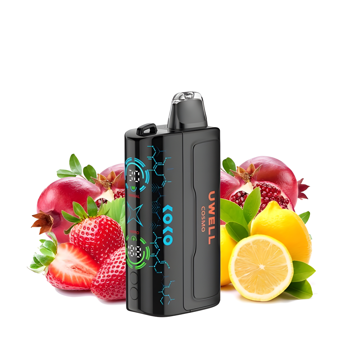 Puff Uwell Koko Bar 50K goût Cosmo fruit du dragon fraise citron