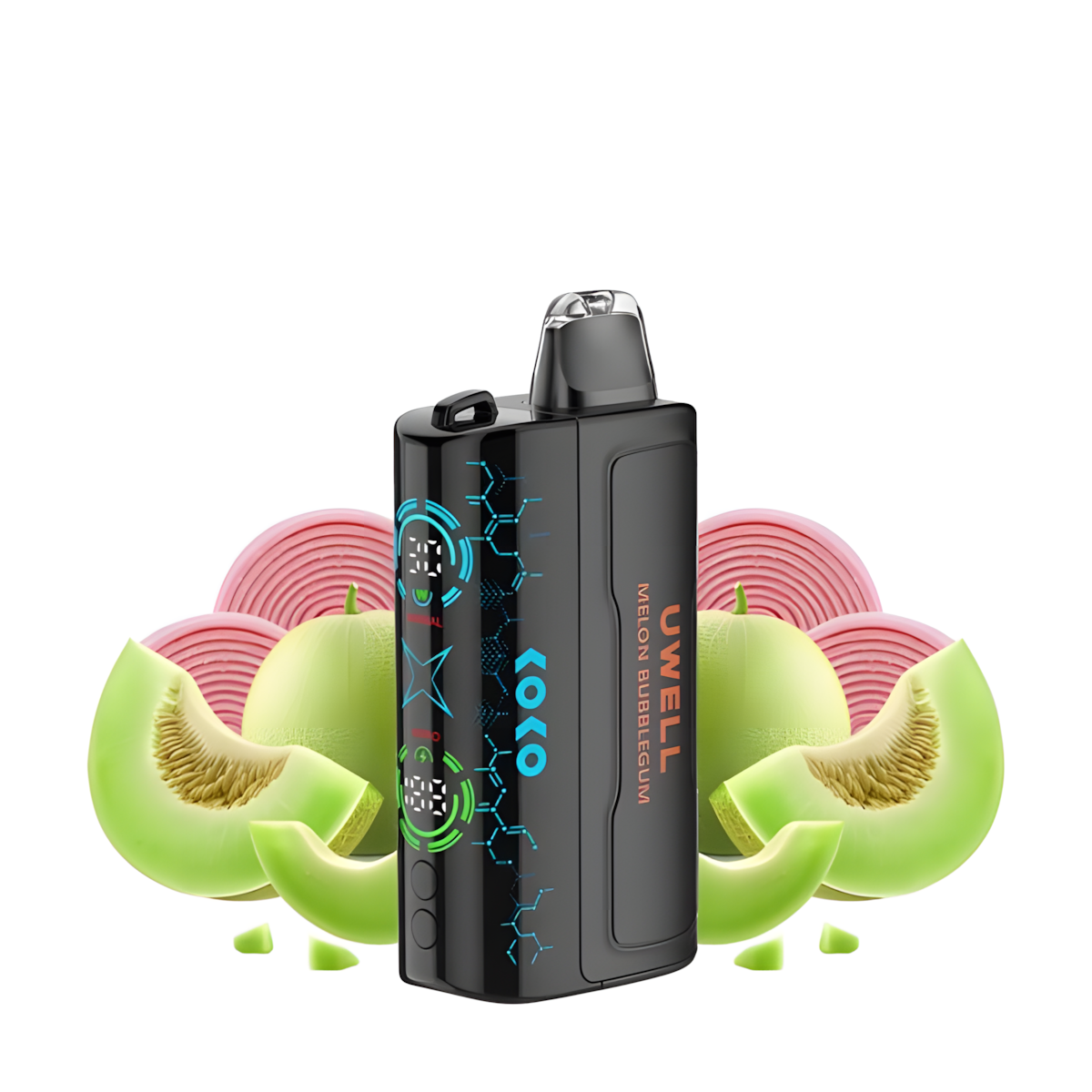 Uwell Koko Bar 50K goût melon miel chewing-gum