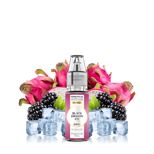e-liquide Black Dragon Ice Tornadoliq Intense 10ml avec fruit du dragon et glace