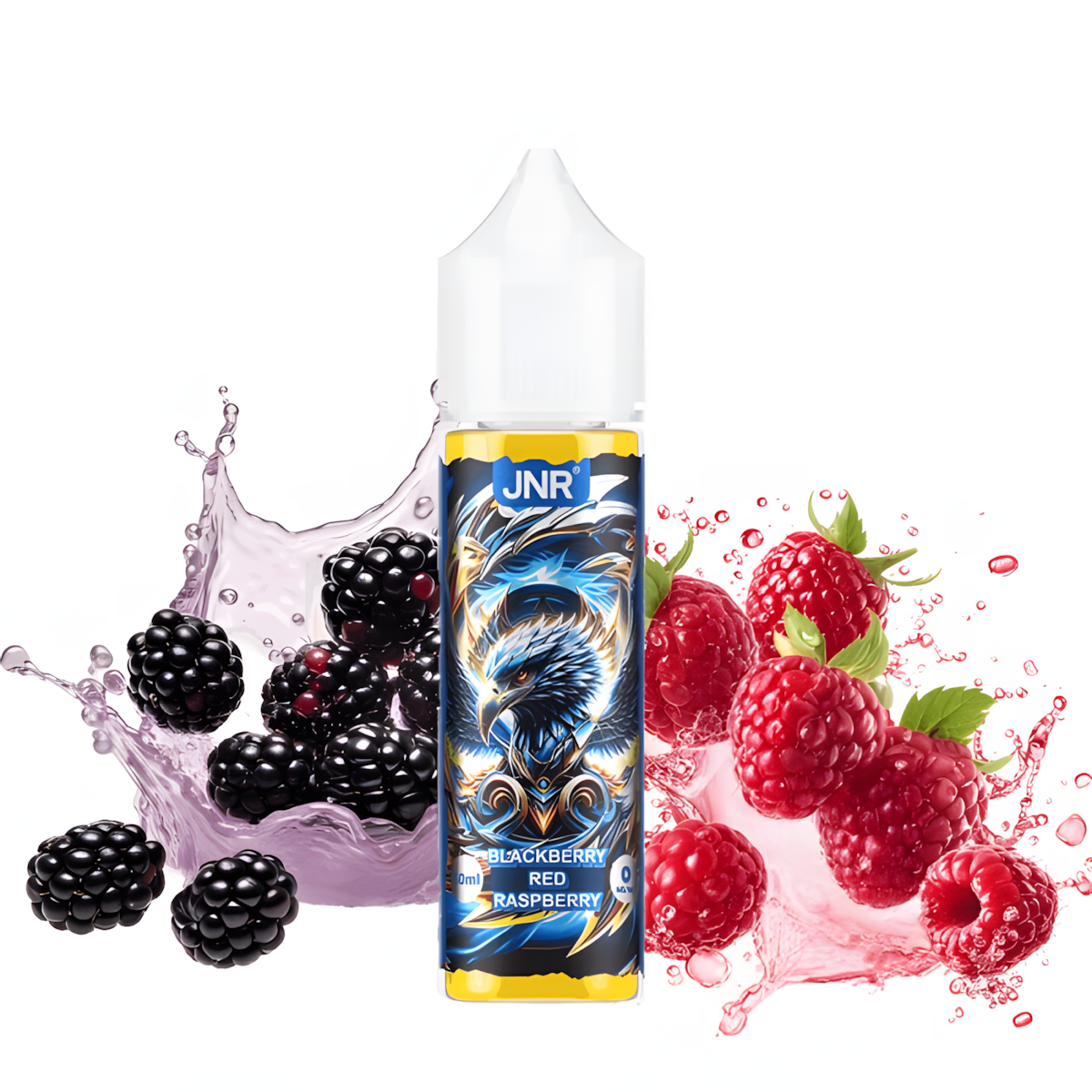 E-liquide JNR Blackberry Red Raspberry 50ml mûre framboise rouge sans nicotine