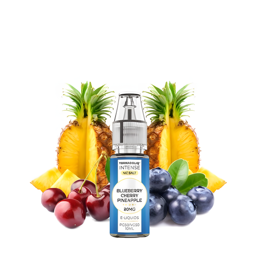 e-liquide Tornadoliq Intense Blueberry Cherry Pineapple 10ml fruits myrtille cerise ananas