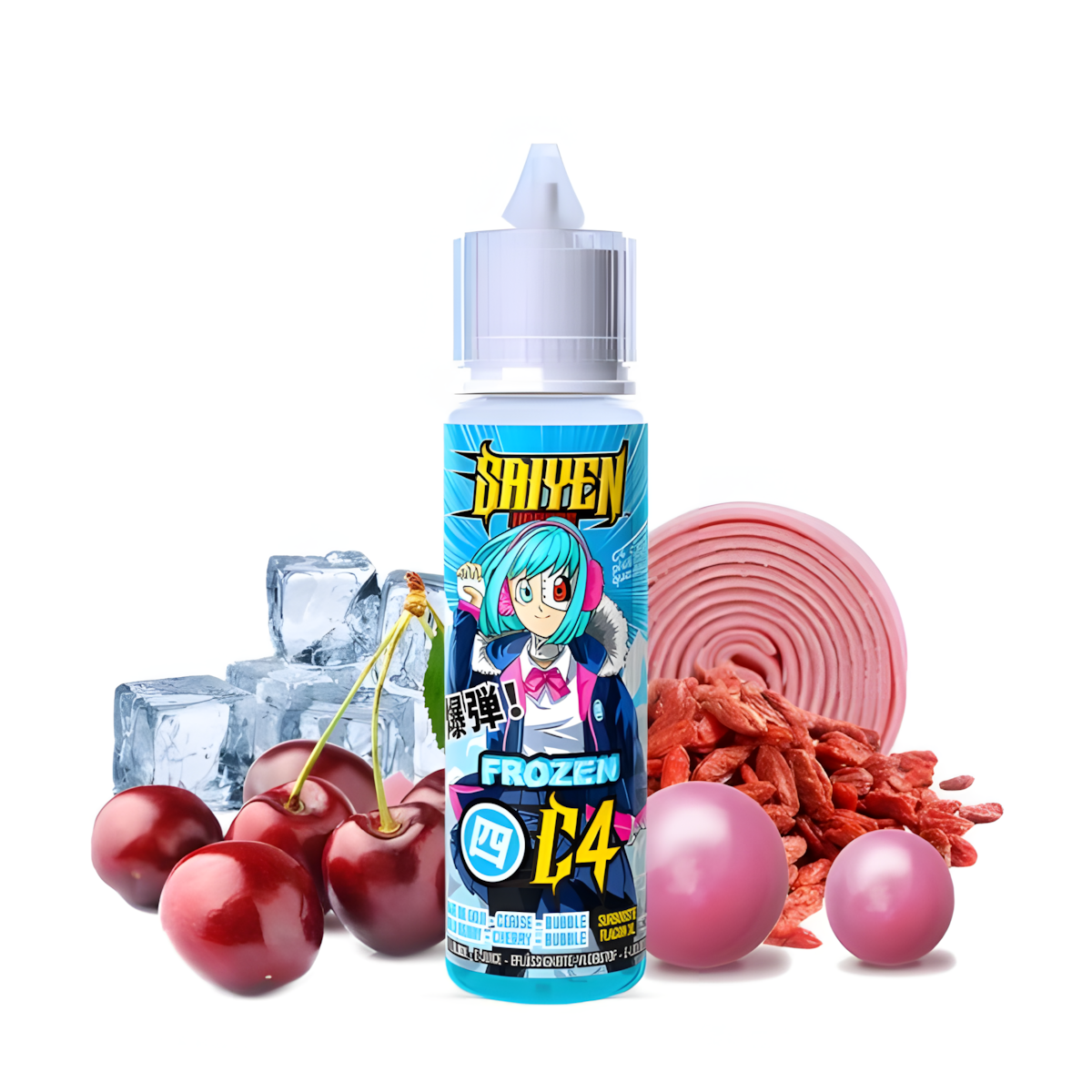 Frozen C4 Saiyen Vapors Swoke 50ML e-liquide sans nicotine