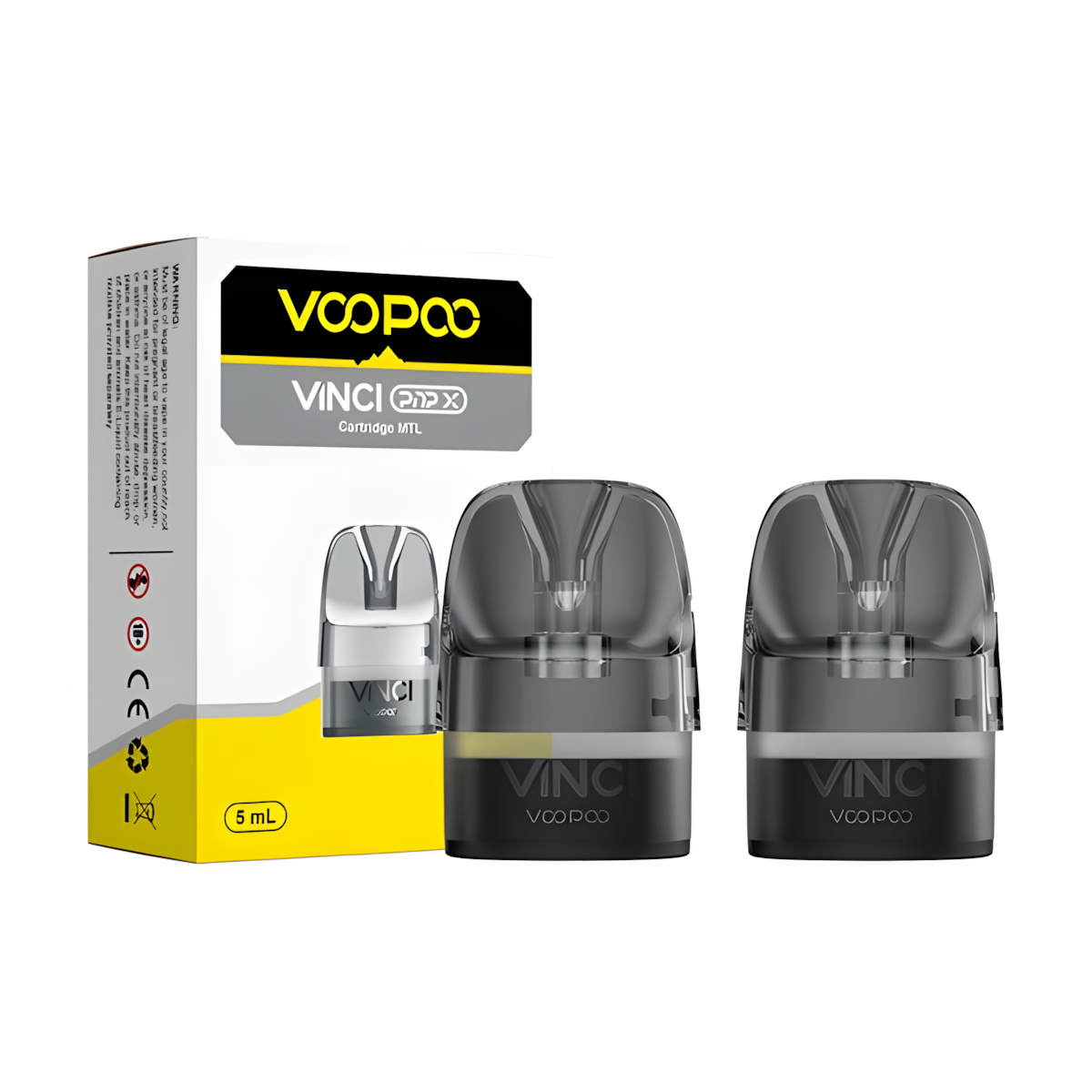 Cartouches Voopoo Vinci PnP X MTL 5ml pack de 2