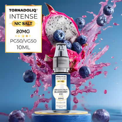 Flacon e-liquide 10ML TornadoLiq Fruit du Dragon Myrtille Glacé