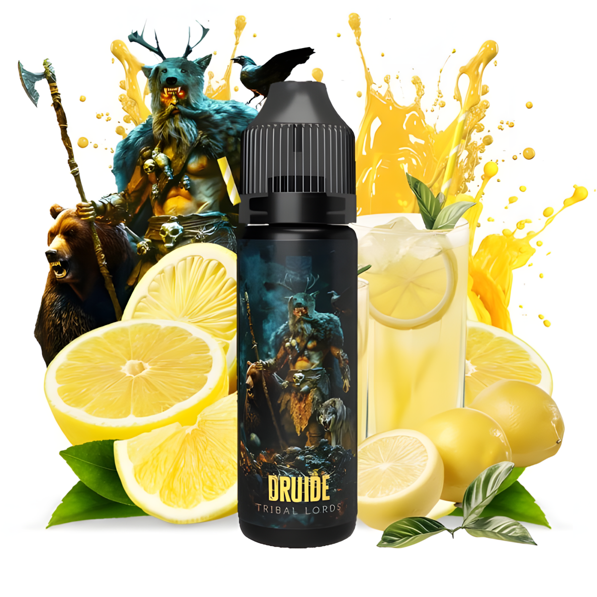 E-liquide Druide 50ml Tribal Lords saveur citronnade fraîche zestée
