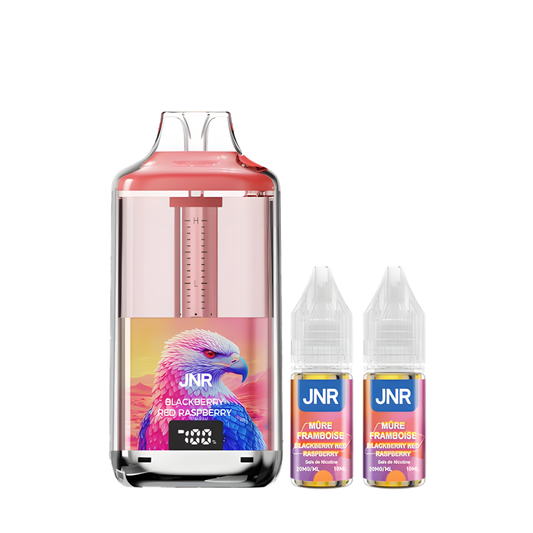 Pods JNR Falcon Gem 30K Mûre Framboise 20 mg pack complet