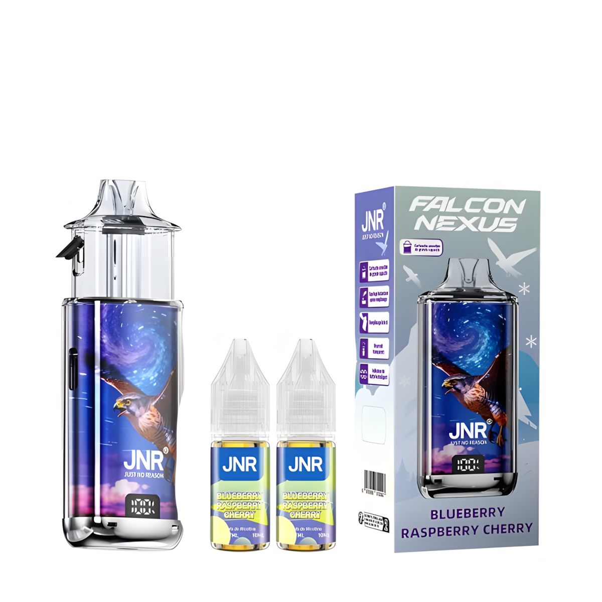 Puff Falcon Nexus 40K 20MG Myrtille Framboise Cerise JNR 1000mAh