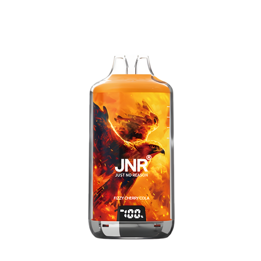 E-cig JNR Falcon X 28K Cherry Cola – design orange