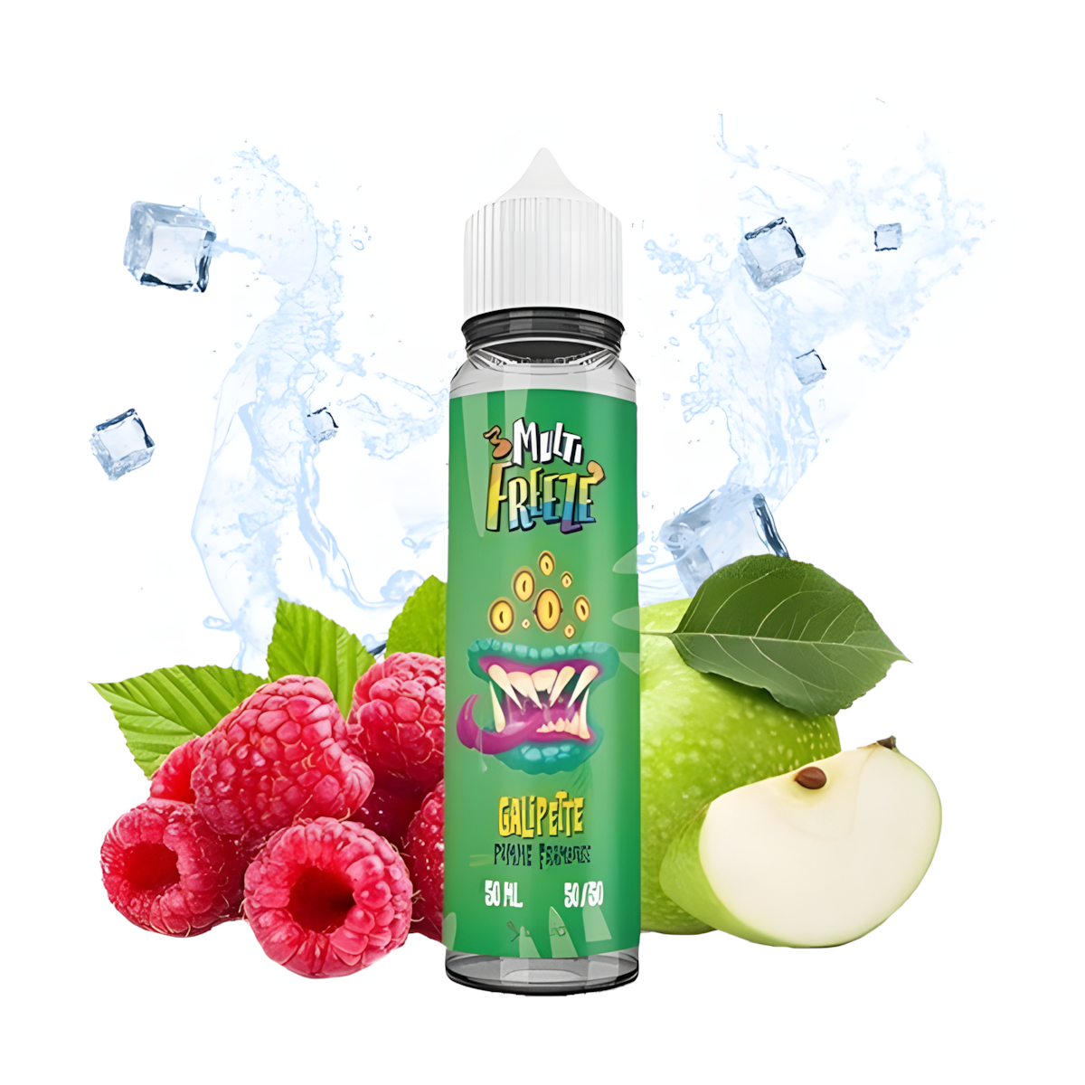 E-liquide Galipette Pomme Framboise Multifreeze 50 ml Liquideo 🇫🇷