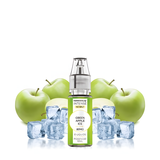 e-liquide Green Apple Ice Tornadoliq Intense 10ml pomme verte et glaçons