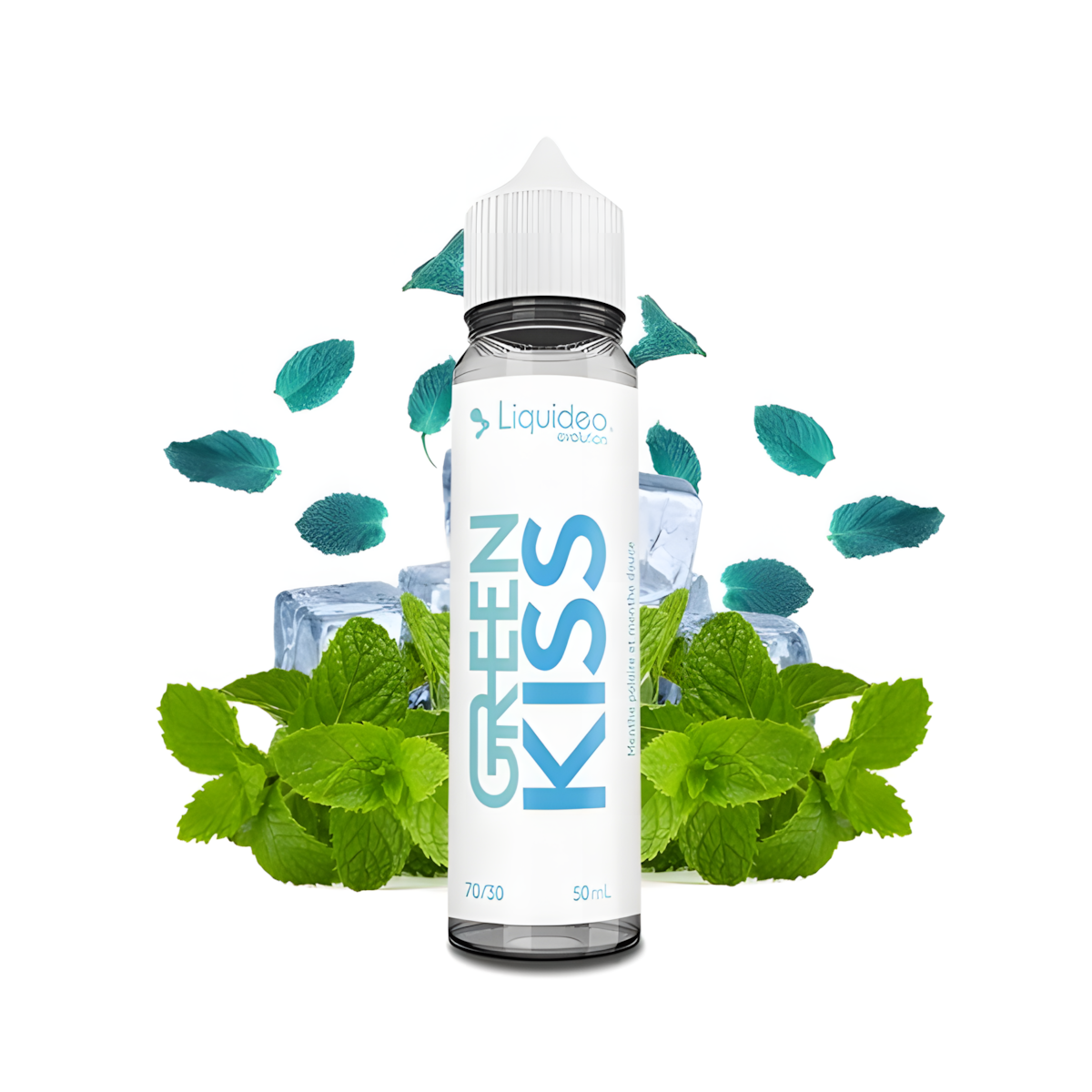 E-liquide Green Kiss 50ml Liquideo Evolution menthe fraîche