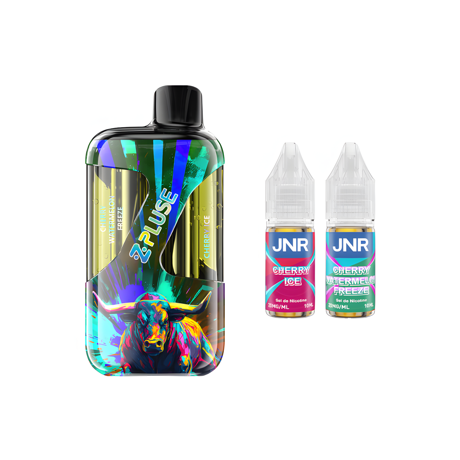 Kit JNR ZPluse 42000 Cerise Glacée et Cerise Pastèque Givrée 20mg
