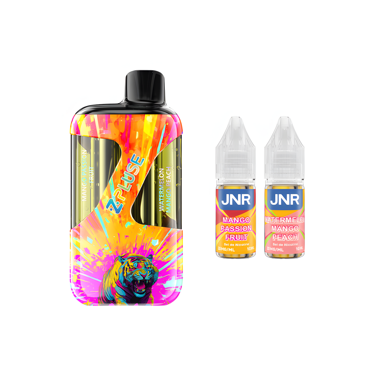 Kit JNR ZPluse 42000 Mangue Passion et Pastèque Mangue Pêche 20mg