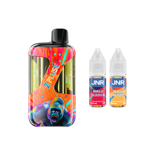 Kit JNR ZPluse 42000 Baies Mélangées et Pêche Baies 20mg