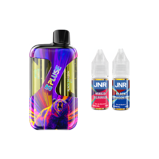 Kit JNR ZPluse 42000 Baies Mélangées et Fruit du Dragon Noir Glacé 20mg