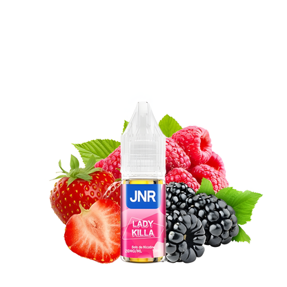 E-liquide Lady Killa JNR 10ml sel de nicotine 20mg saveur mûre fraise framboise