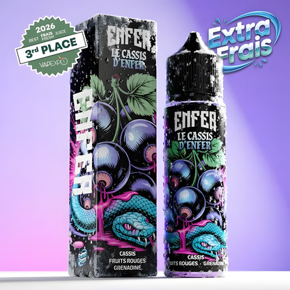 E-Liquide Cassis Grenade 50ML - Enfer TornaPuff E-Liquide Cassis Grenade 50ML - Enfer TornaPuff