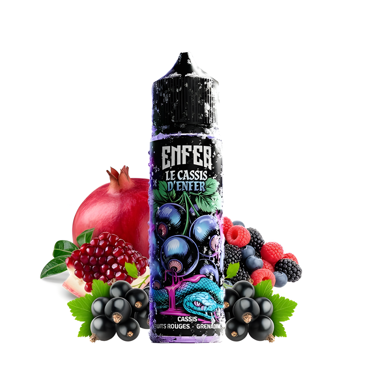 e liquide cassis grenade 50ml fruits rouges