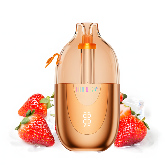 JNR Lila Kiss+ 46K Fraise Glacée rechargeable avec écran LED 20mg