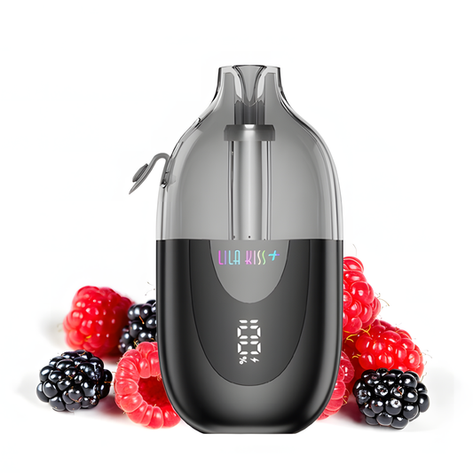 JNR Lila Kiss+ 46K Mûre Framboise rechargeable avec écran LED 20mg